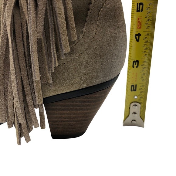 Crown Vintage Distressed Suede Leather Boots Sz 10 - Picture 5 of 5